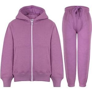 A2Z Lilac Tracksuit Set for Kids - Hoodie & Joggers