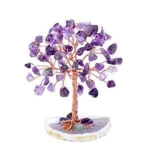 Amethyst Crystal Tree of Life Decoration