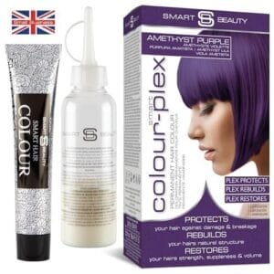 Amethyst Purple Permanent Hair Dye with Care