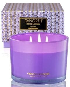 Large Lavender Soy Candles with 3 Wicks