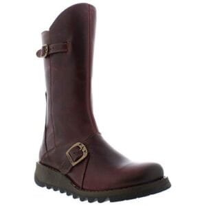 Purple FLY LONDON Women's Mes Buckle Boots