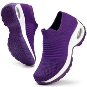 Purple Women's Lightweight Air Cushion Trainers